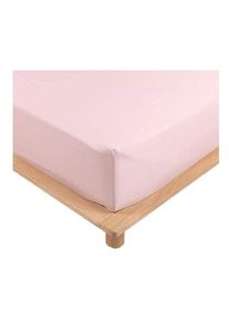 Vendorflair - Drap Housse Percale - Bonnet 30 Cm - Plusieurs Tailles - Plusieurs Coloris - 160x200cm - Rose homeflair