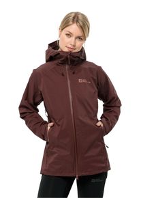 Jack Wolfskin Innowacyjna damska przeciwdeszczowa kurtka hardshell Cyrox 3L Jacket Women XL dark maroon