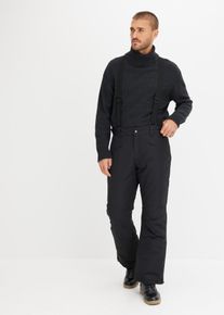 Pantalon chaud et imperméable à bretelles - noir - taille 40 - bonprix