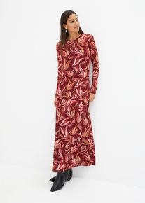 Robe trapèze en mesh - rouge - taille 50/52 (XL) - bonprix