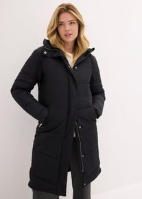 Doudoune avec capuche doublée sherpa - noir - taille 40 - bonprix