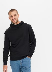 Sweat &agrave; capuche avec doublure chaude en sherpa - noir - taille 48/50 (M) avec coton - bonprix