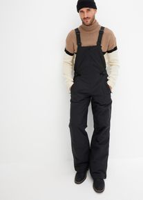 Pantalon de ski imperméable à bretelles - noir - taille 44 - bonprix