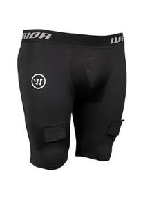 Shorts mit Tiefschutz Warrior Short Compression Junior S - Schwarz