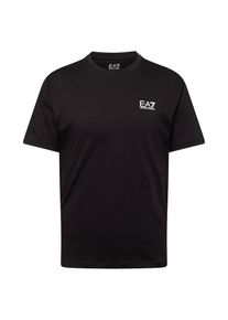 EA7 Emporio Armani Heren Shirt 'Core Identity' zwart / wit S