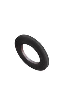 Coloured magnetic tape 10 mm | black | 10 m | 1 mm