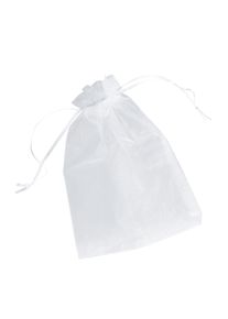 50 Organza bags with satin ribbon-drawstring |