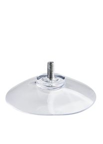 1 Threaded suction cups 50 mm | M4, 10 mm long, soft PVC, transparent
