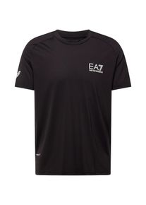 EA7 Emporio Armani Heren Functioneel shirt zwart / wit XS