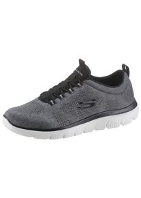 Skechers Heren Sneakers laag 'Summits Louvin' rookgrijs / zwart 46