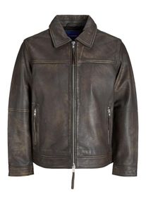 Jack & Jones JACK & JONES Heren Tussenjas bruin / donkerbruin XXL