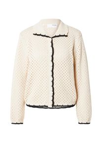 Selected Femme Dames Gebreid vest 'Kenya' beige / zwart XS