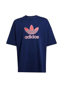 adidas originals Shirt 'Trefoil' navy / oranje / wit 176