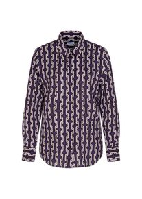 Seidensticker Bluse Damen lila / weiß Größe S