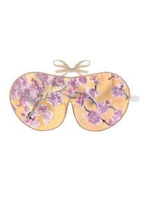 Holistic Silk Printed Silk Lavender Eye Mask Cherry Blossom
