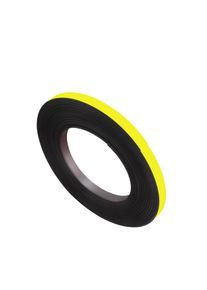Coloured magnetic tape 10 mm | yellow | 10 m | 1 mm