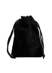 10 Velvet bags 60 x 80 mm, black
