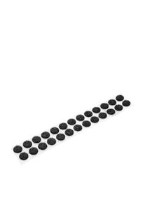 Hook and loop dots roll, loop | 10 mm | black, nylon|polyester