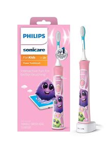 Philips Sonicare for Kids s Bluetooth - detská sonická kefka, ružová HX6352/42