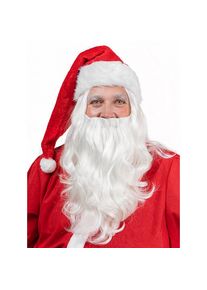 maskworld Weihnachtsmannbart & Perücke