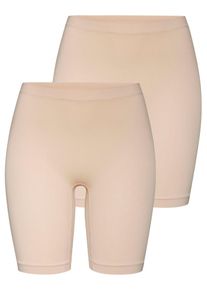 Lascana Dames Lange onderbroek beige XS-S