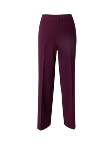 MAC Calças com vincos 'CHIARA' em roxo