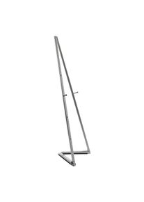 1 Mobile aluminium easel, silver, aluminium|steel