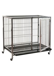 Taille L : L 109,5 x l 70 x H 87,5 cm Cage d'intérieur Tabby - Niches pour Chien
