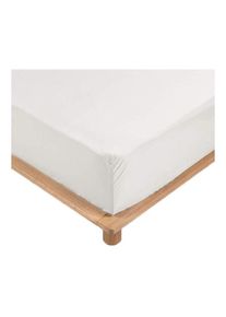 Drap Housse Percale - Bonnet 30 Cm - Plusieurs Tailles - Plusieurs Coloris - 160x200cm - Blanc homeflair