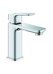 Grohe Cubeo Waschtischarmatur 1017570000 M-Size, glatter Körper mit Push-open Ablaufgarnitur 1 1/4", chrom