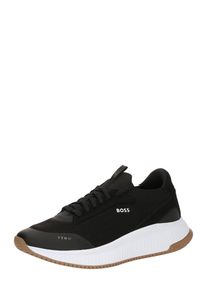 BOSS Heren Sneakers laag 'Slon' zwart / wit 40