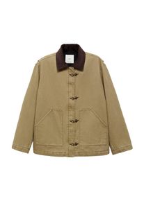 Mango Dames Tussenjas 'Hannah' kaki XL