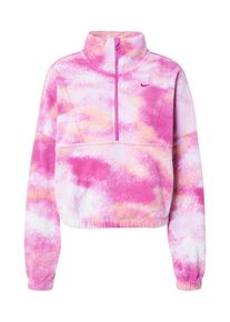 Nike Dames Functionele fleece jas 'One' oranje / donkerroze / wit XS