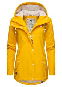 Ragwear Dames Functionele jas 'Marge' safraan / zwart / wit XS