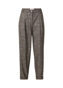 Fiveunits Dames Bandplooibroek taupe / zwart 34