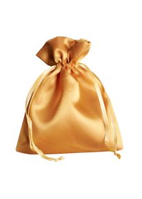 10 Satin bags 100 x 130 mm | gold