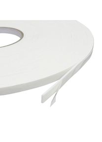 25 m Double-sided foam adhesive PE tape, white, 2 mm thick, strong adhesive, EL200 9 mm