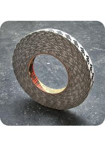 50 m 3M 9086, double-sided paper fleece adhesive tape, very strong acrylic adhesive 12 mm, translucent