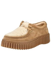 Clarks Dames Veterschoen crème / sand 37