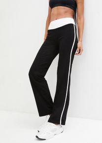 Katoenen sportbroek met stretch - zwart - maat 56/58 (3XL) - met katoen - bonprix