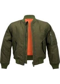 Brandit MA1, stoffen jas kinderen , kleur: Olijf , maat: 170/176
