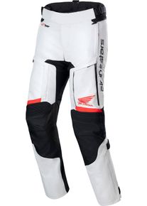 Alpinestars Bogotá Pro Honda, pantaloni in tessuto Drystar , colore: Grigio Chiaro/Nero , dimensione: L