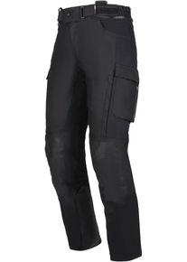 Modeka Hydron, textile pants waterproof , color: Black , size: Short 5XL