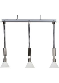Trio Stanley Pendelleuchte Deckenbeleuchtung Innenbeleuchtung 40W 3xE27 nickel weiß