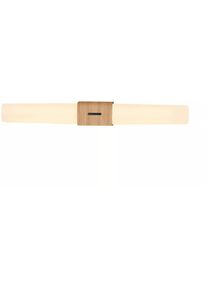 Nordlux Helva Double Basic Wandleuchte, 9W, 900lm, 3000K, holzfolie (2015311004)