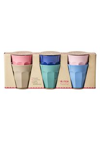 Rice - Melamine Cups - Assorted 'A New York Minute' Colors - Medium