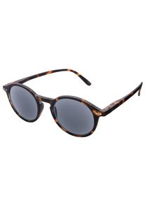 Izipizi Brille, lees-zonnebril - +1 dioptrie - donker-schildpad