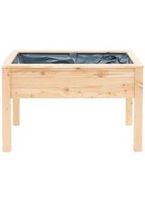 WESTMANN Xxxl Hochbeet , Lärchefarben , Holz , Lärche , 120x75x65 cm , Gartenzubehör, Hochbeete