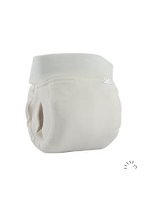Popolini Easyfree AI3 Windel mit Abhaltefunktion - Ecru S (2,5 - 5 kg)