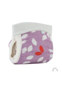 Popolini Easyfree AI3 Windel mit Abhaltefunktion - L (9 - 15 kg) Leaves Violet
